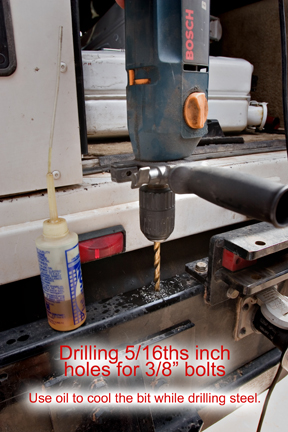 Drill holes